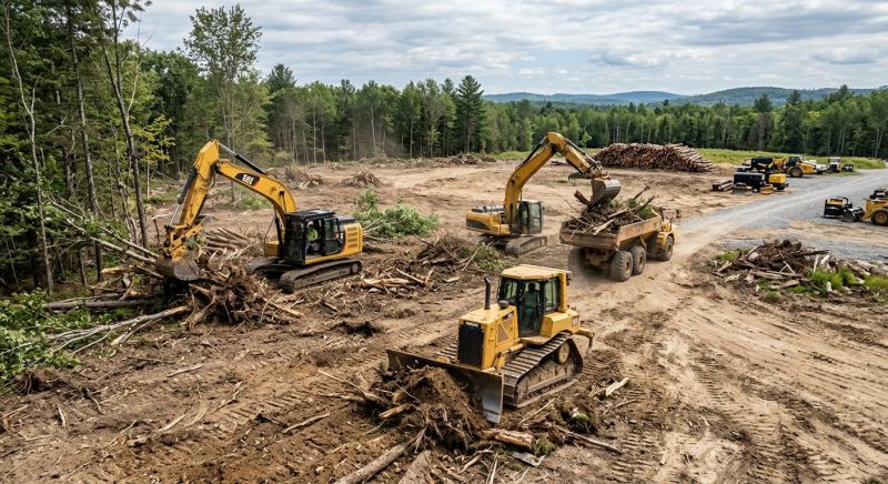 Parking Lot Land Clearing in Atlanta, GA